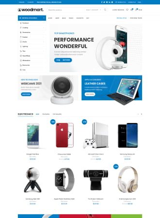 Diseño de sitio web de comercio exterior