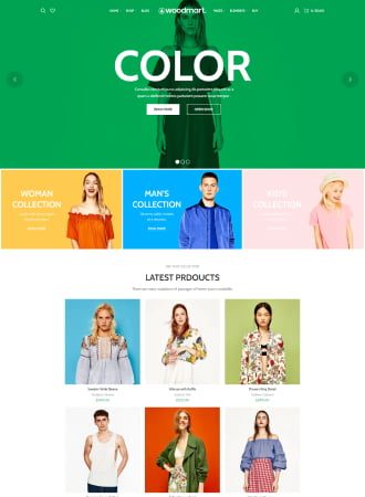 Diseño de sitio web de comercio exterior